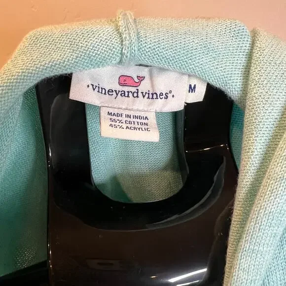 Vineyard Vines Women’s Hooded Knit Sweatshirt Medium - Picture 7 of 8